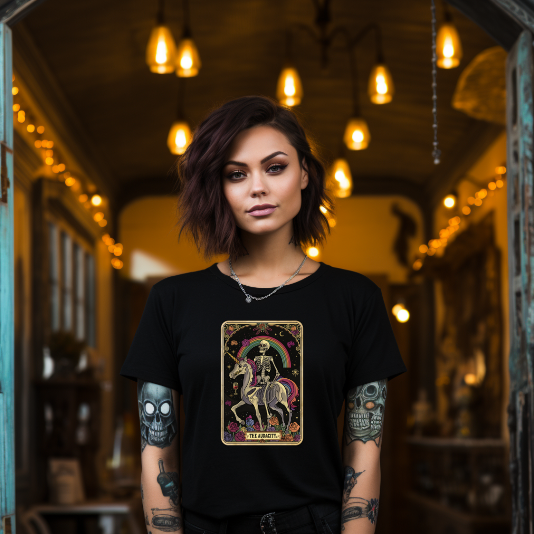 The Audacity Tarot Card - Unisex T-Shirt