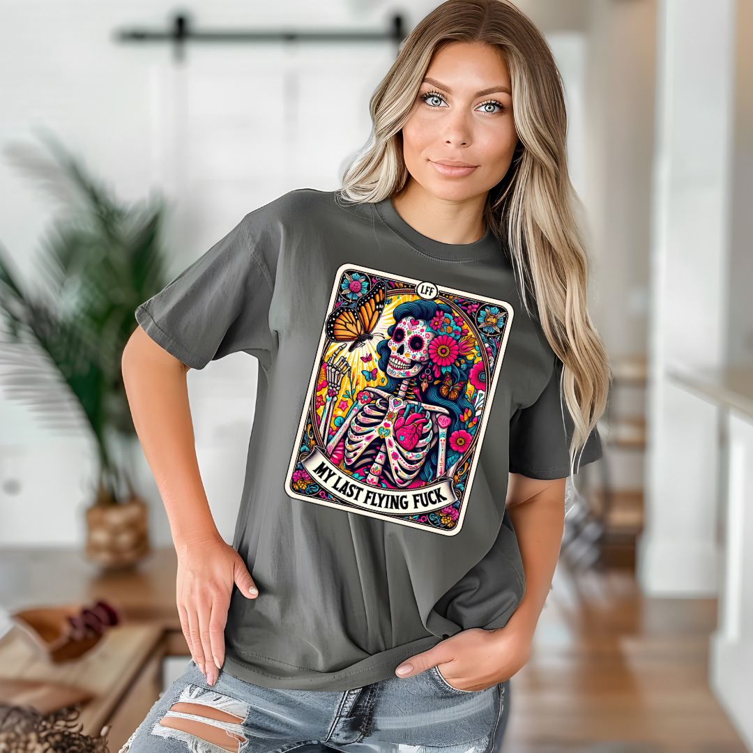 The My Last Flying Fuck Tarot Tee - Unisex T-Shirt