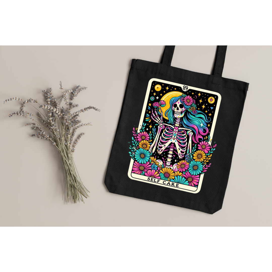 The Self Care Tarot Tote - Canvas Tote Bag