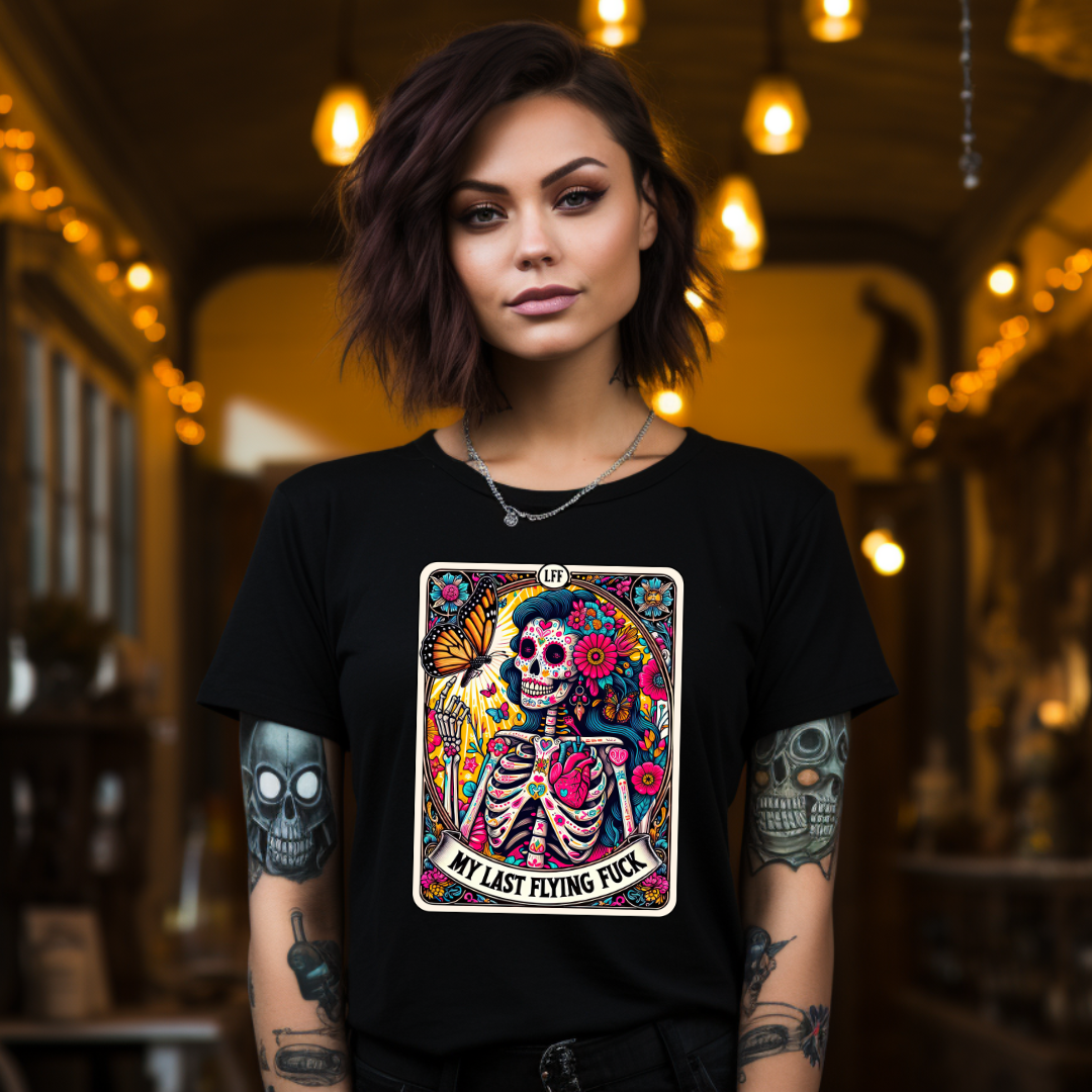 The My Last Flying Fuck Tarot Tee - Unisex T-Shirt