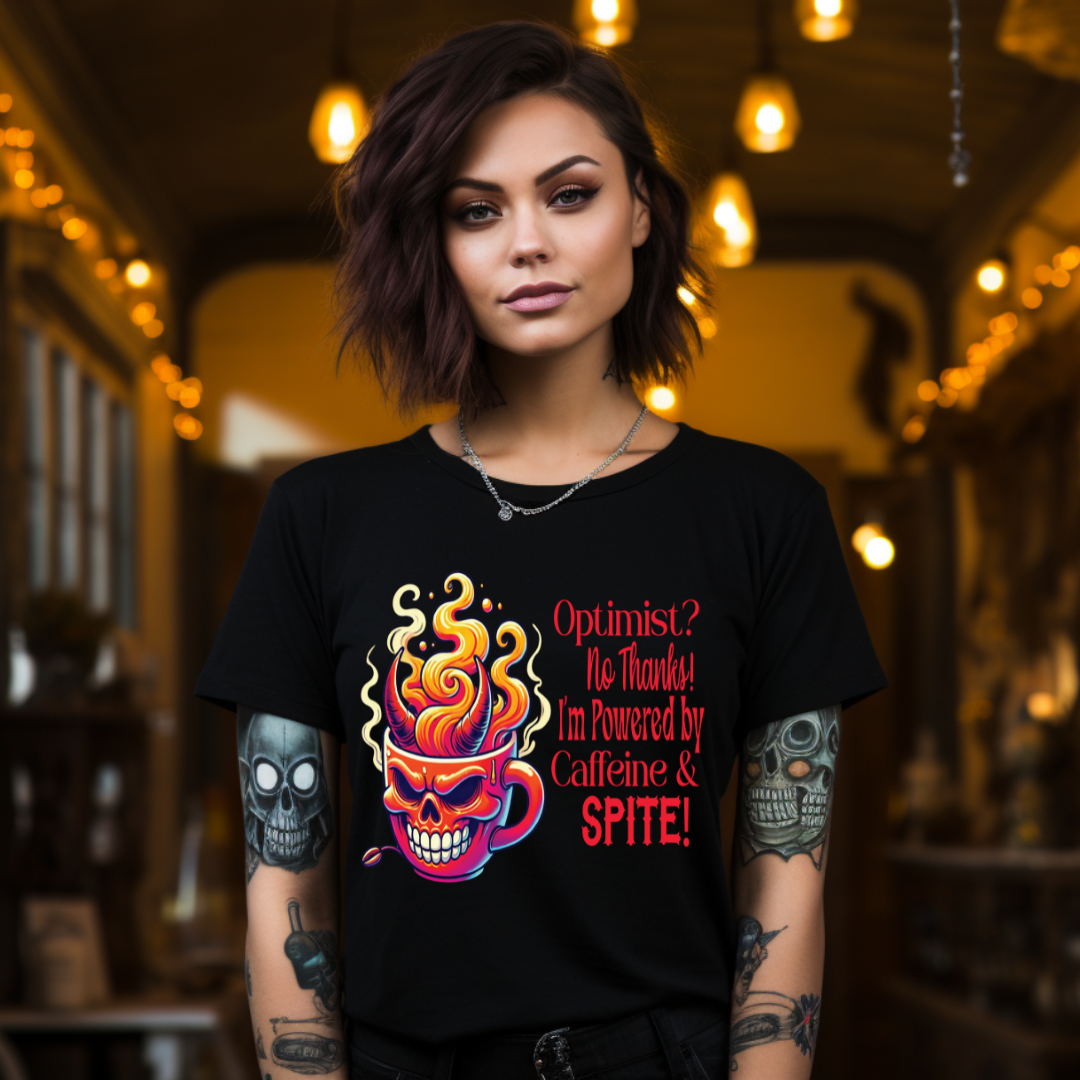 Powered by Caffeine & Spite - Unisex T-Shirt