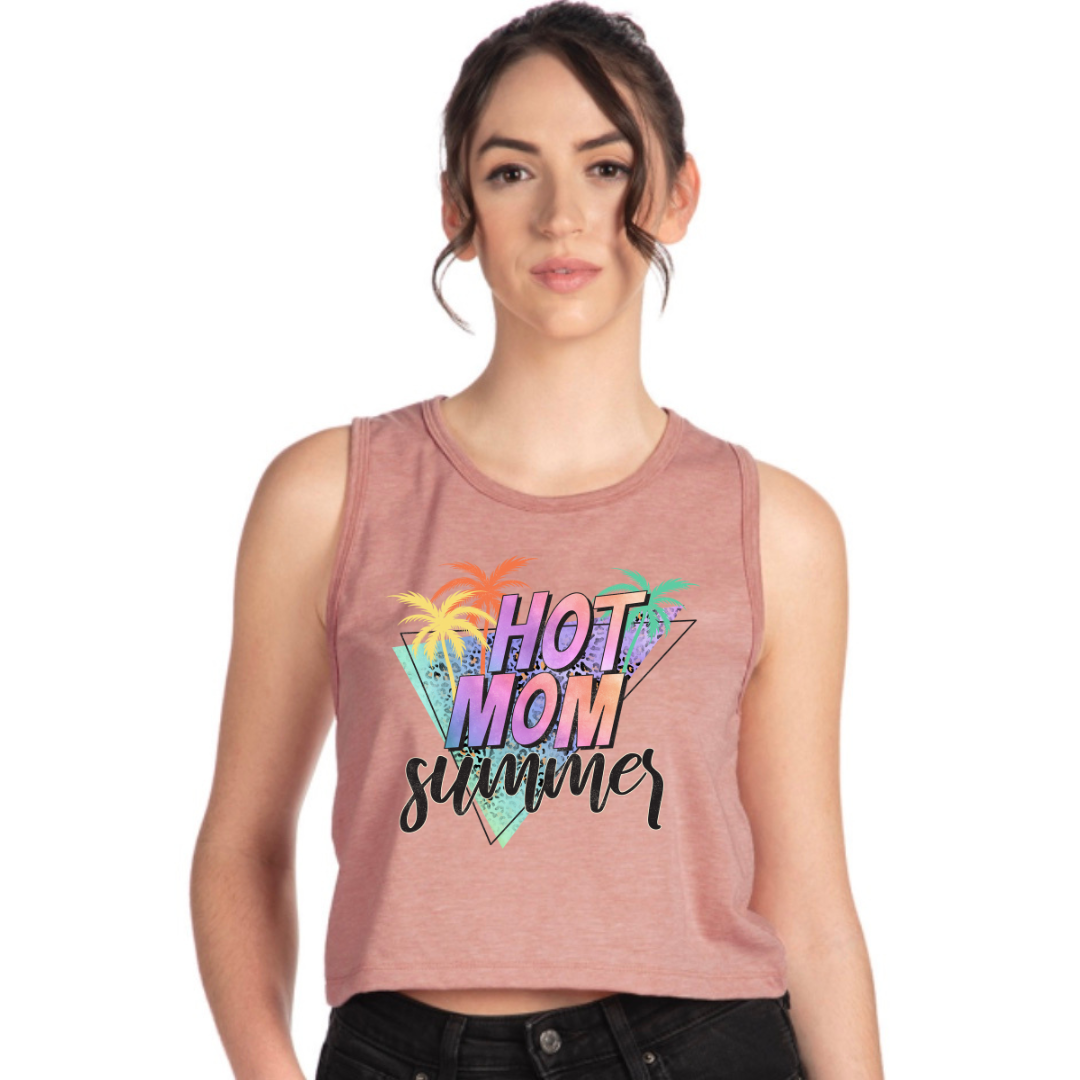 Hot Mom Summer - Cropped Tank Top