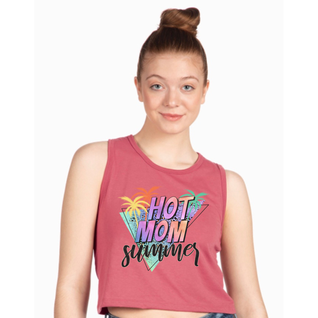 Hot Mom Summer - Cropped Tank Top