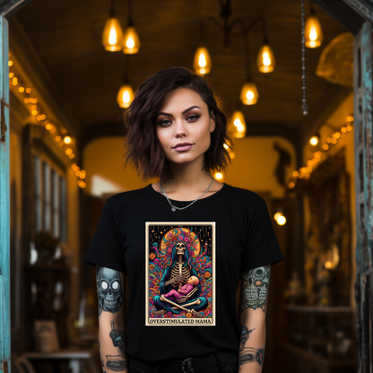 The Overstimulated Mama Tarot Tee - Unisex T-Shirt