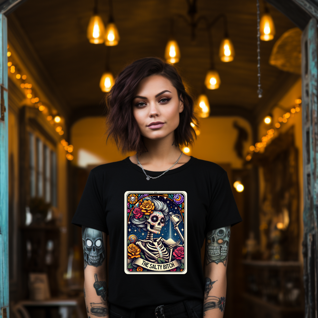 The Salty Bitch Tarot Tee - Unisex T-Shirt