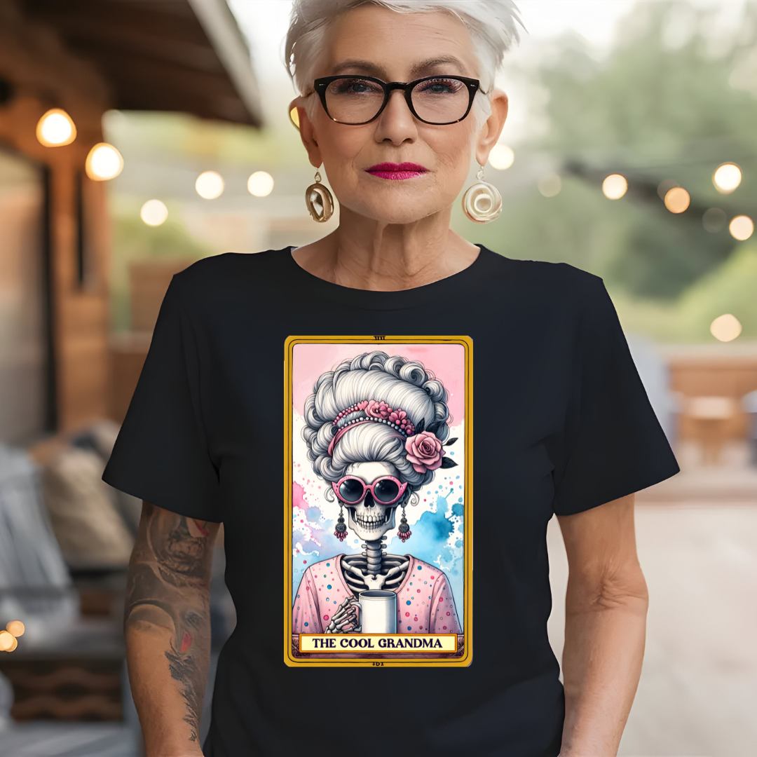 The Cool Grandma Tarot Tee - Unisex T-Shirt
