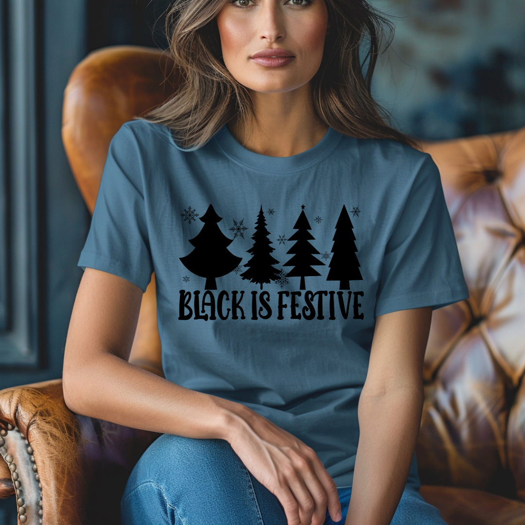 Black is Festive - Unisex T-Shirt