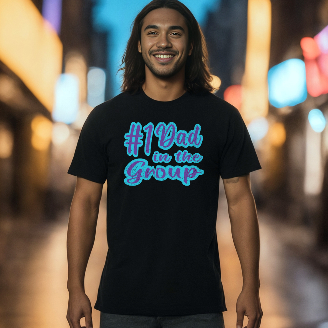 #1 Dad in the Group - Unisex T-shirt