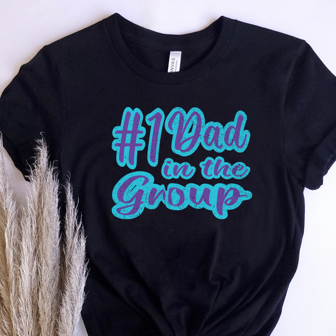 #1 Dad in the Group - Unisex T-shirt