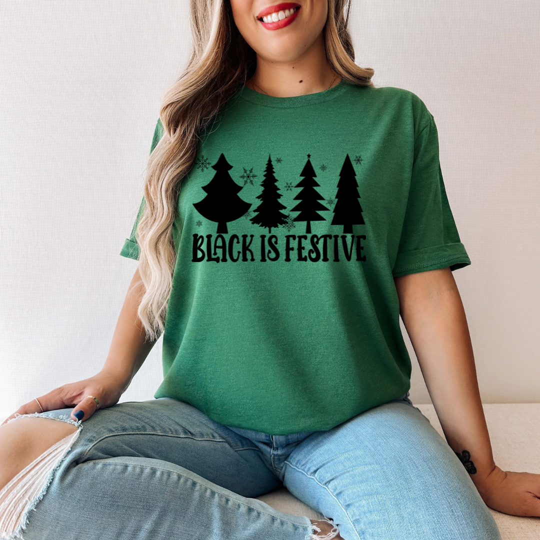 Black is Festive - Unisex T-Shirt