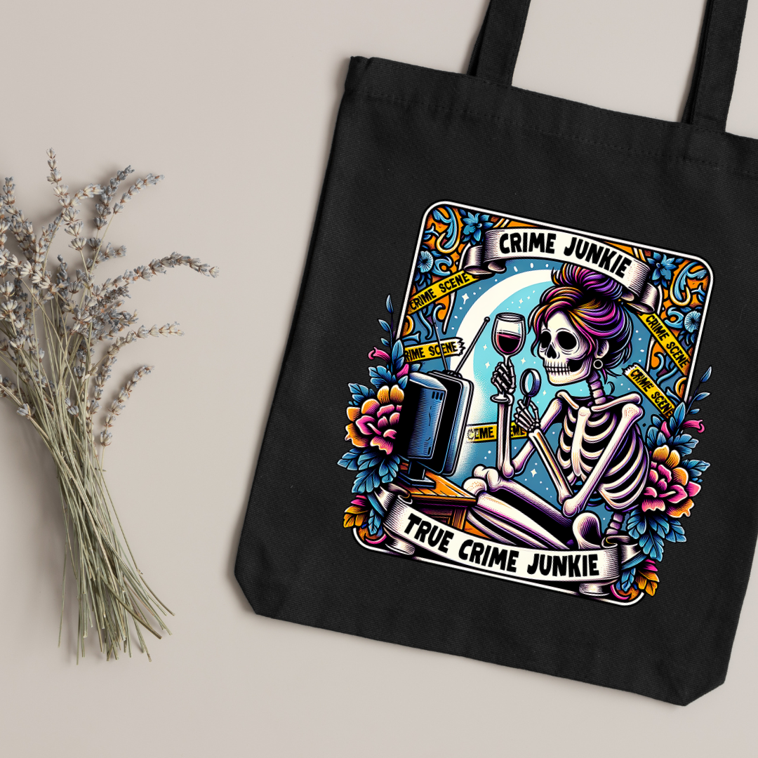 The True Crime Junkie Tarot Tote - Tote Bag