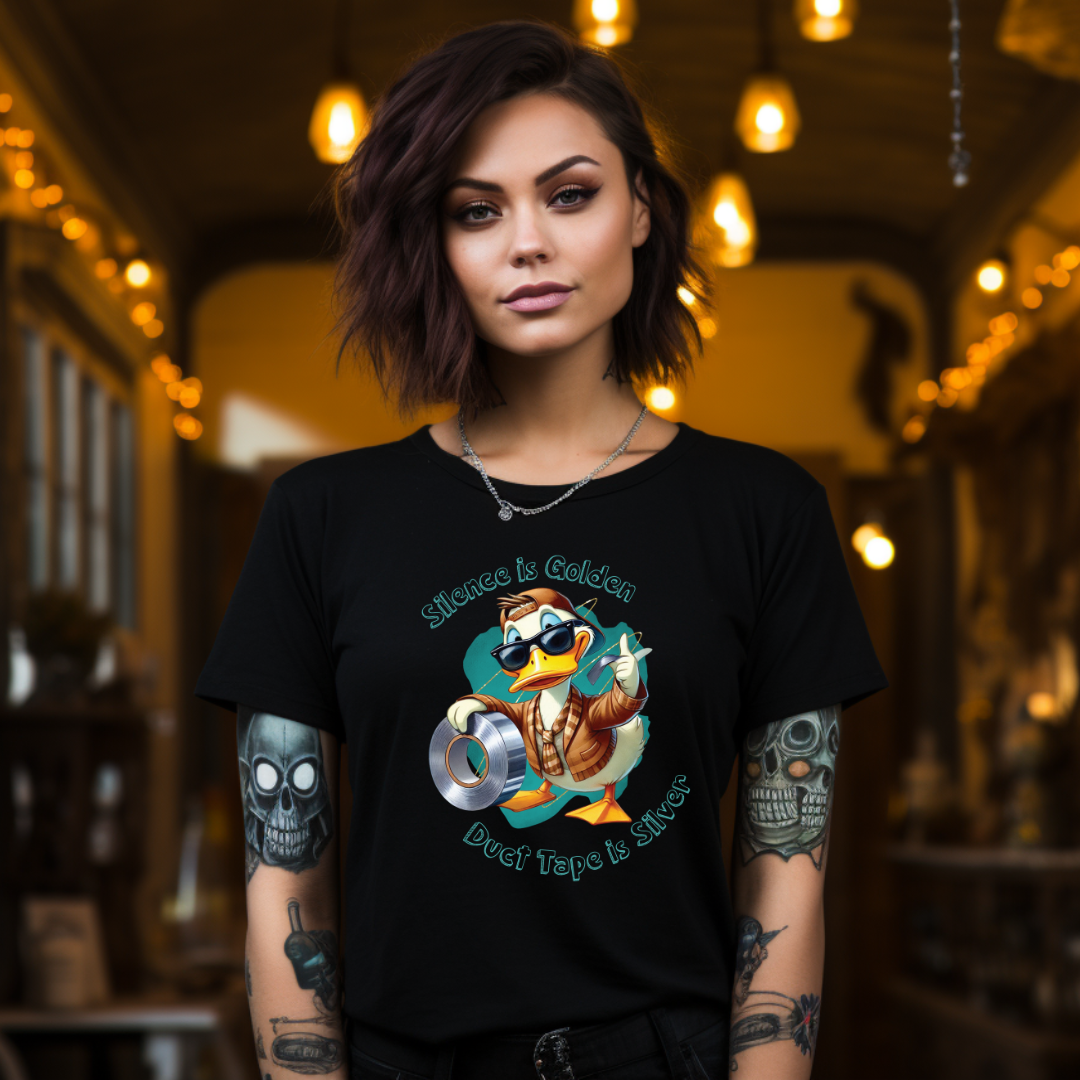 Silence is Golden, Duct Tape is Silver - Unisex T-shirt