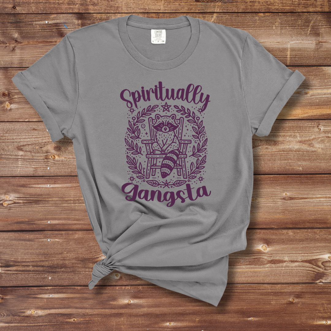 Spiritually Gangsta Raccoon - Unisex T-Shirt