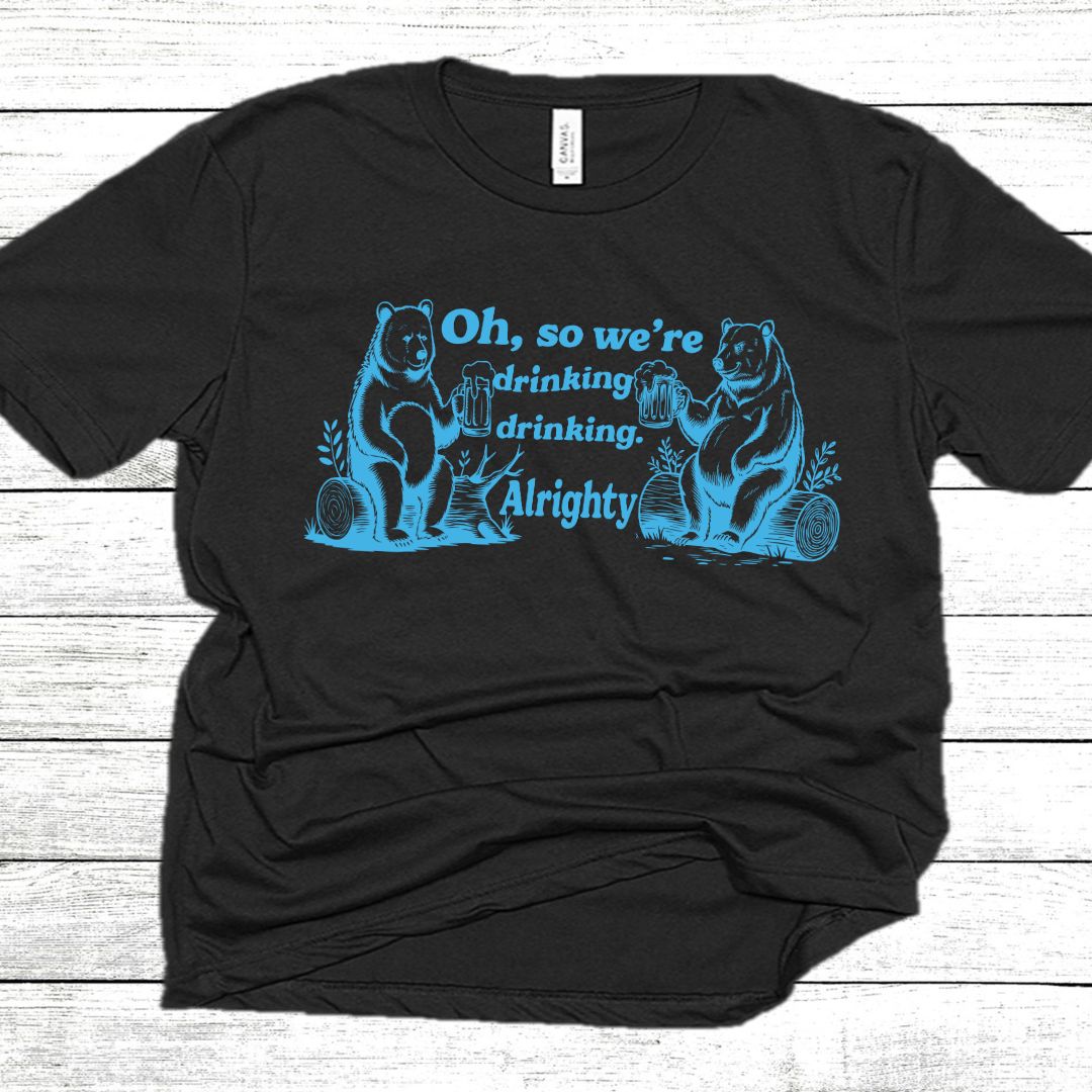 Drinking Drinking Bears - Unisex T-shirt