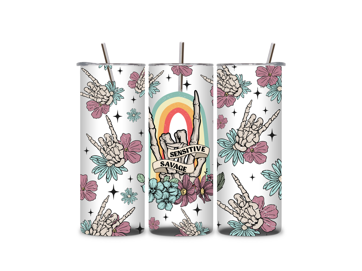 Sensitive & Savage - 20oz Stainless Steel Tumbler