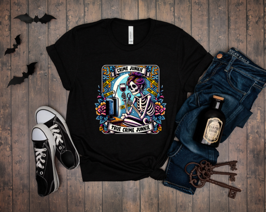 The True Crime Junkie Tarot Tee - Unisex T-Shirt
