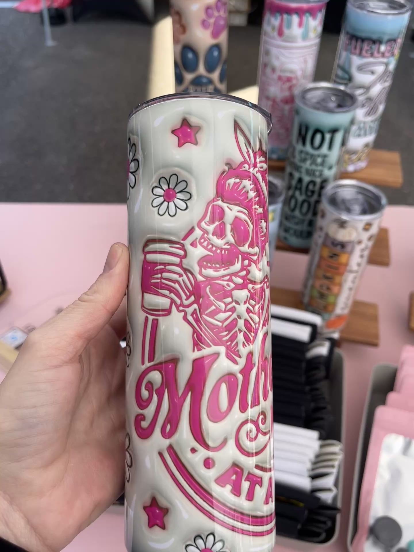Surviving Motherhood - 20oz Stainless Steel Tumbler